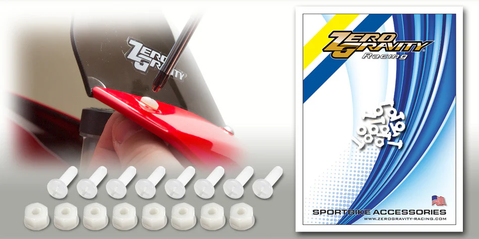 Fastner 32-130 White Nylon Fastener Kit